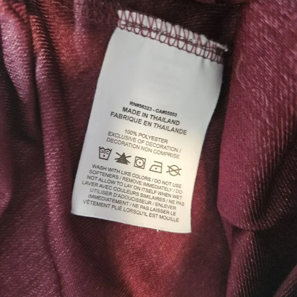 Nike Dri-Fit Women's Medium Short Running Shorts Burgundy